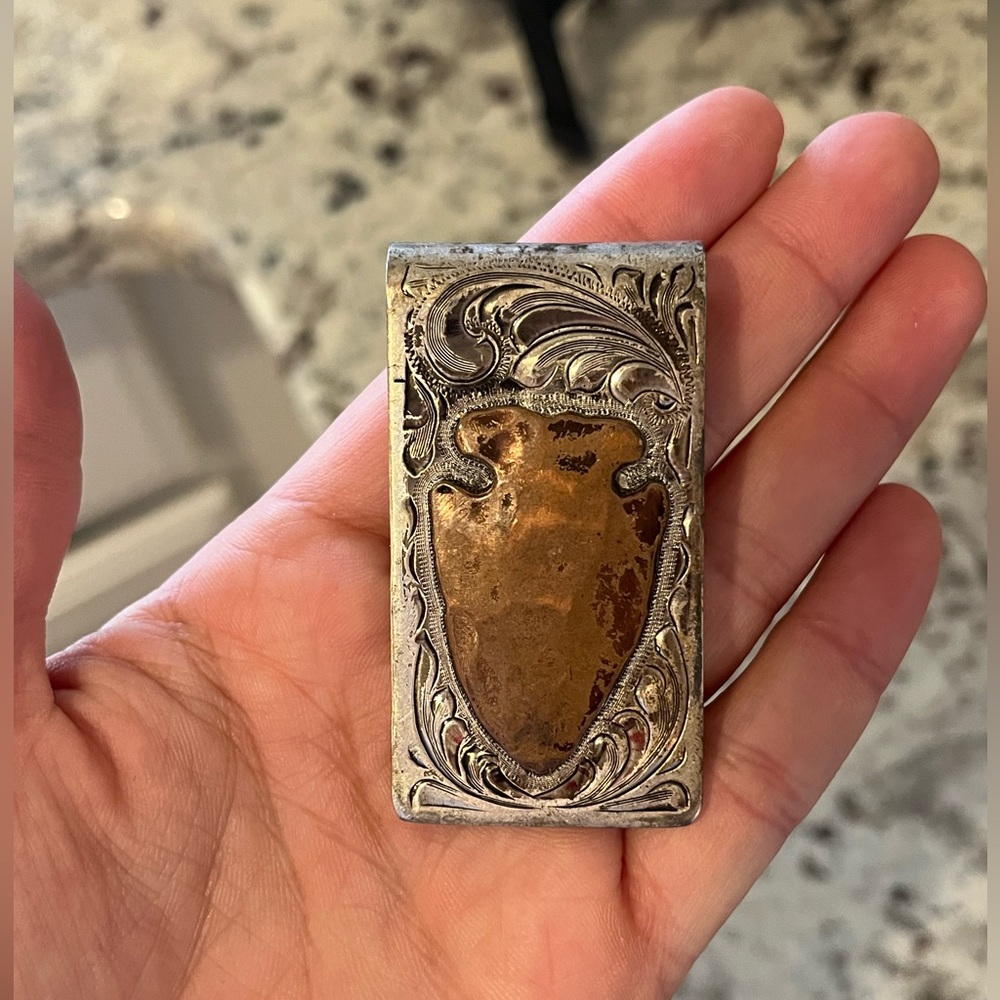 HandMade Sterling Silver and Copper Money Clip